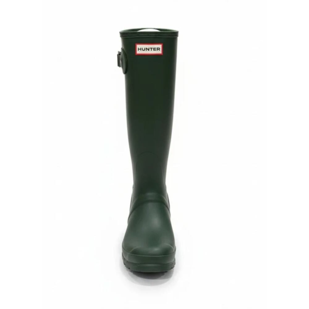 Hunter Vtg Original Tall Rain Boots Green Rubber Wellies Sz 11 Made in Scotland - Picture 7 of 12
